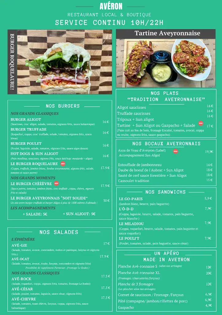 Menu_Avéron Restaurant Local & Boutique_Bozouls_image_1