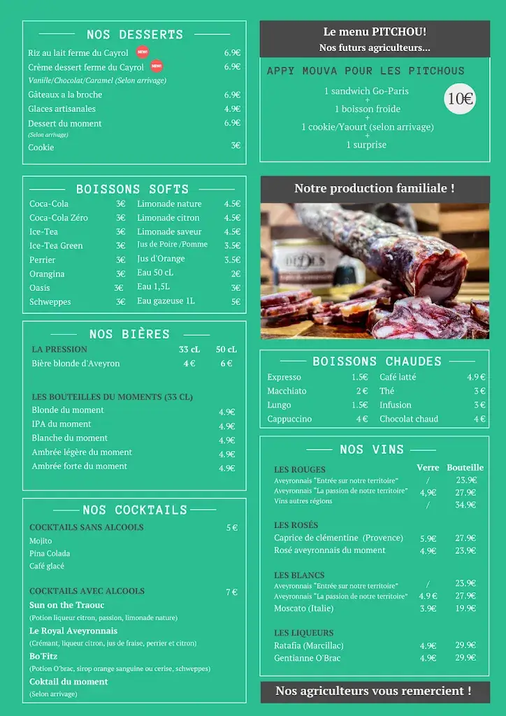 Menu_Avéron Restaurant Local & Boutique_Bozouls_image_2