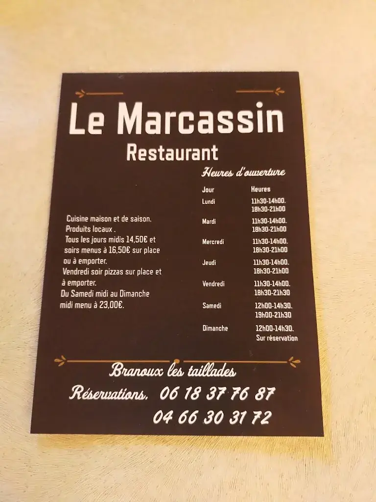 Menu_Le Marcassin_Branoux-les-Taillades_image_4
