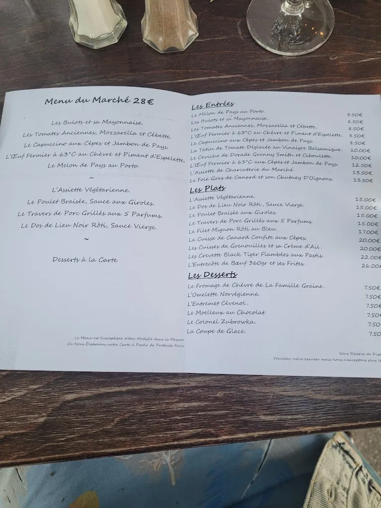 Menu_Restaurant - L'Auberge du Fraissinet_Branoux-les-Taillades_immagine_3