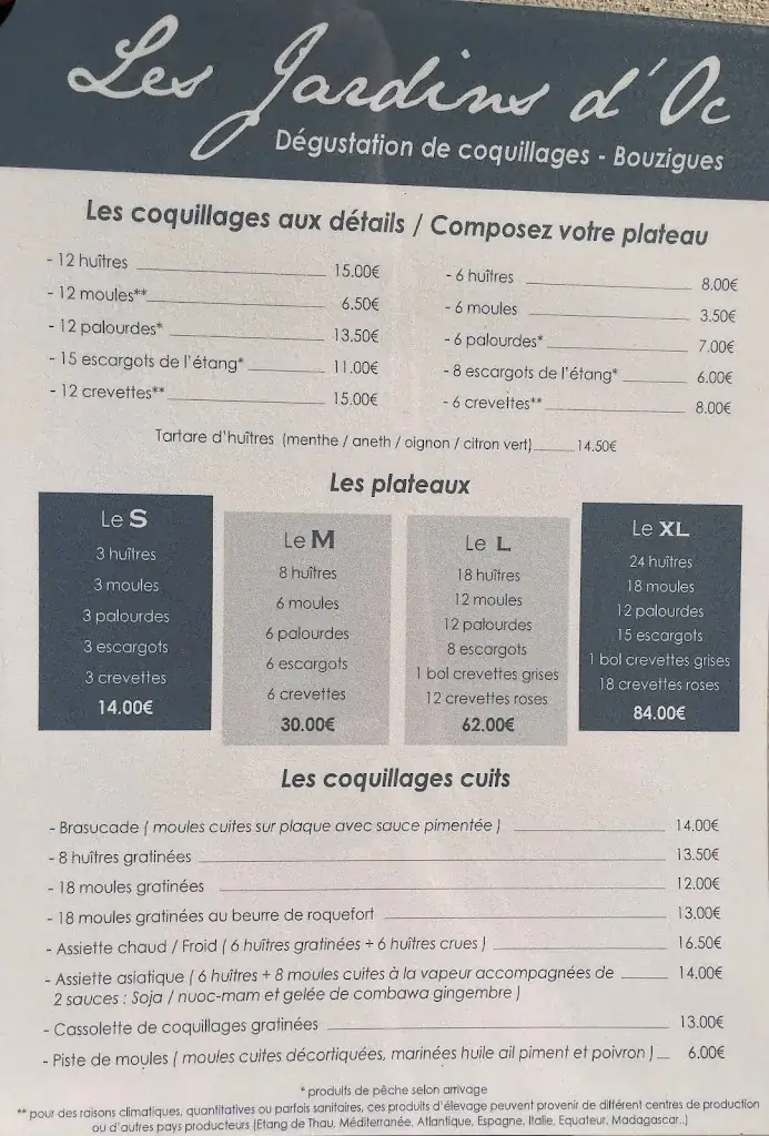 Menu_Les Jardins d'Oc_Bouzigues_image_1