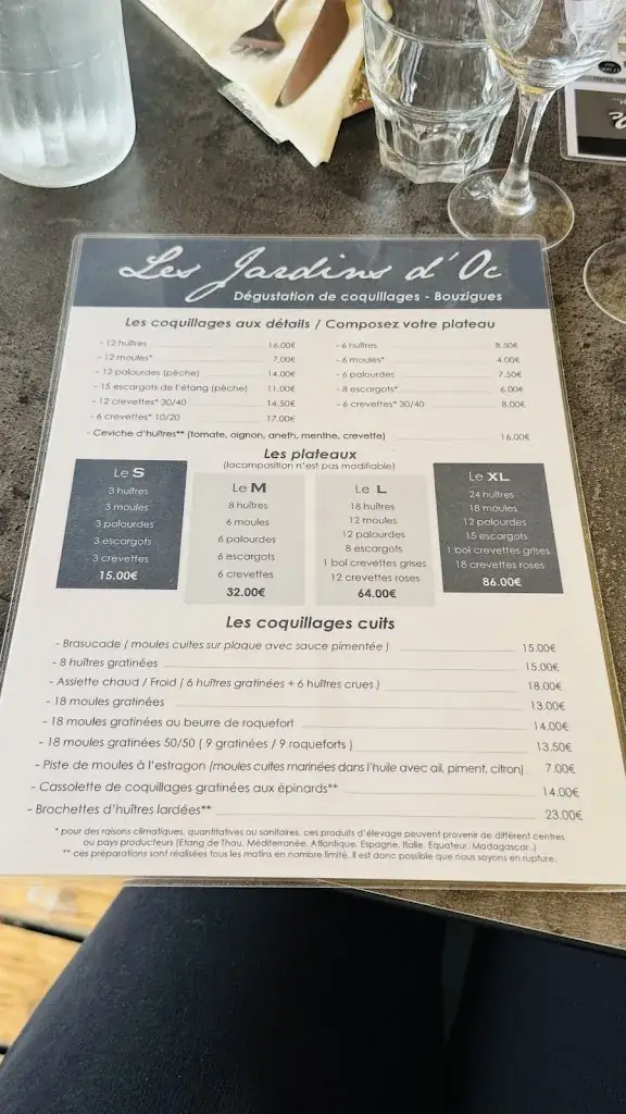Menu_Les Jardins d'Oc_Bouzigues_image_2