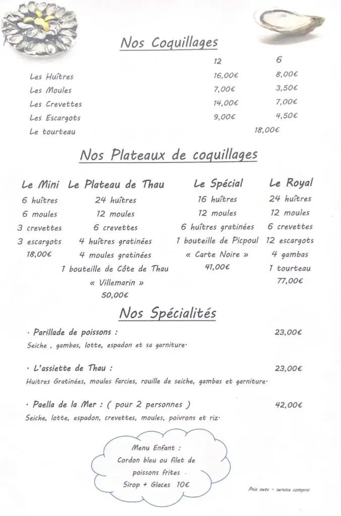Menu_Les Rives de Thau_Bouzigues_immagine_1
