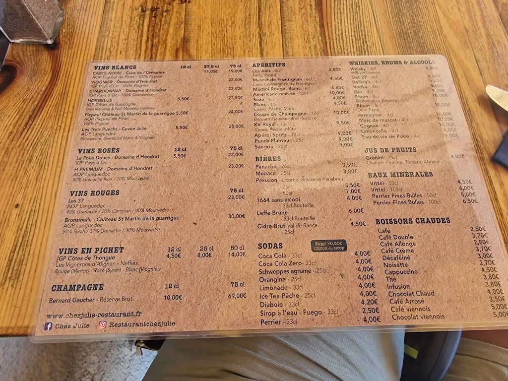Menü_Chez Julie_Bouzigues_Bild_2