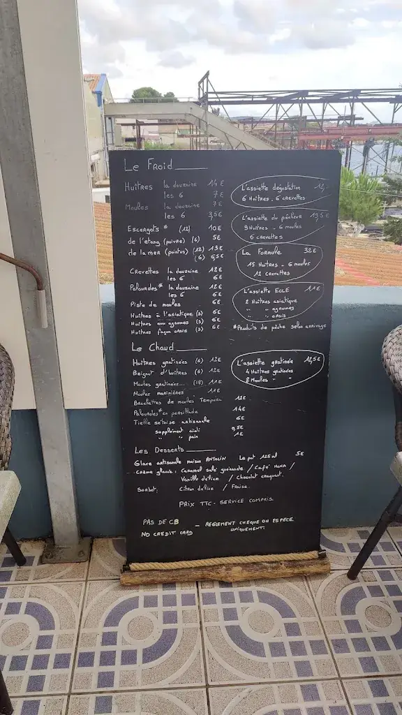 Menu_L'oasis Du Pêcheur_Bouzigues_image_2