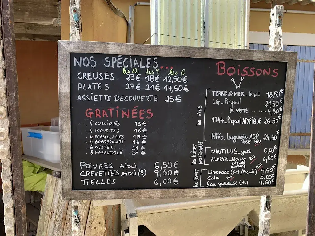 Menu_Le Cercle des Huîtres_Bouzigues_image_1