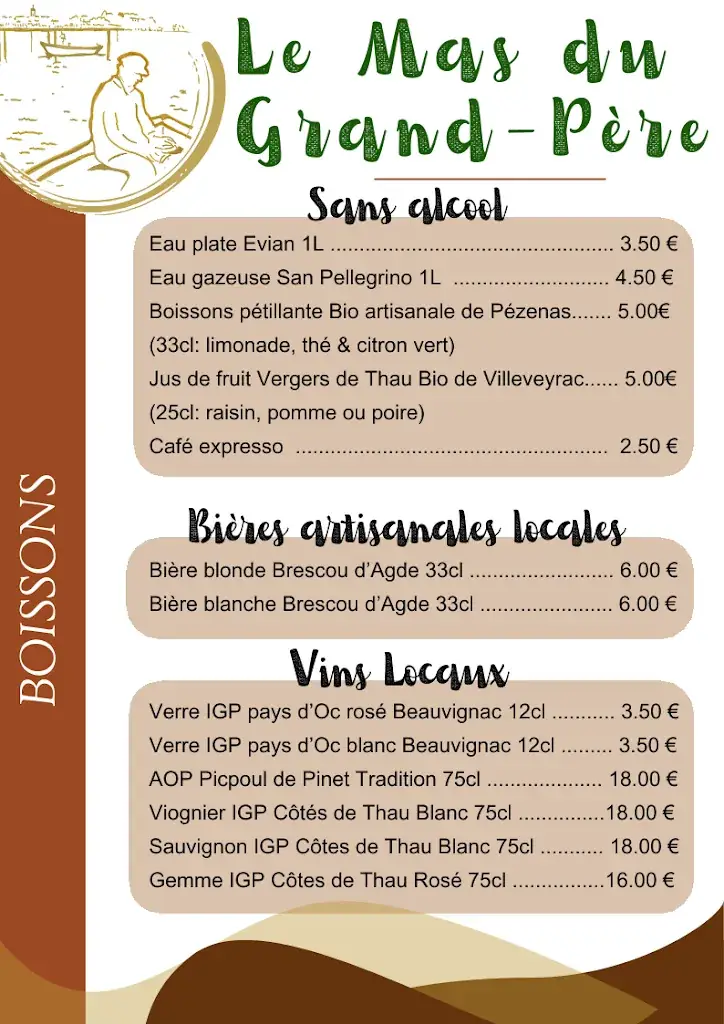 Menu_Le Mas du Grand-Père_Bouzigues_image_1