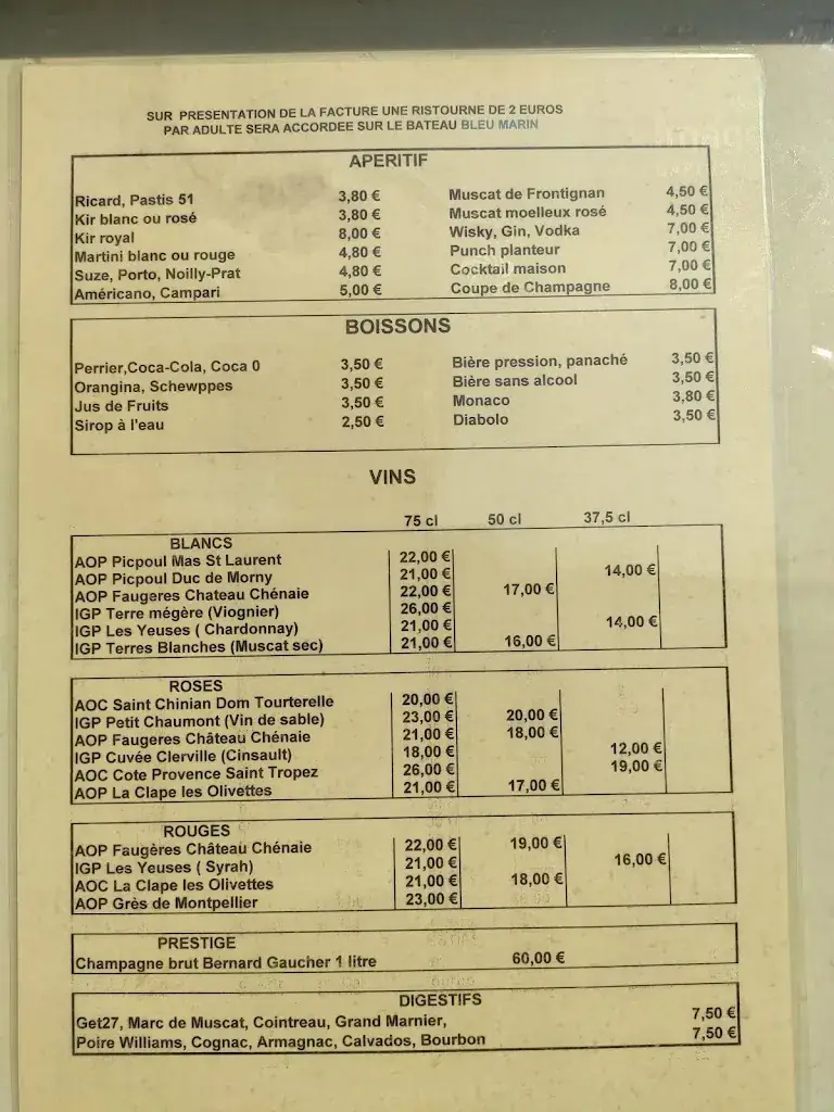 Menu_Le Marin_Bouzigues_image_1