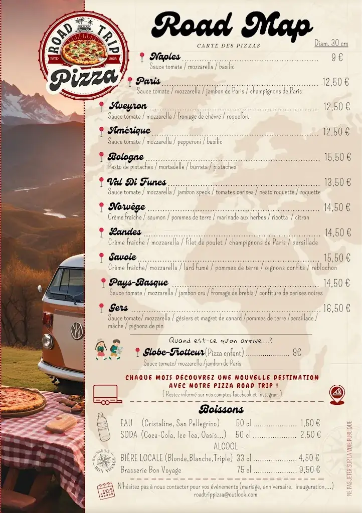 ROAD TRIP PIZZA - FOODTRUCK_Brax_menu_image_1