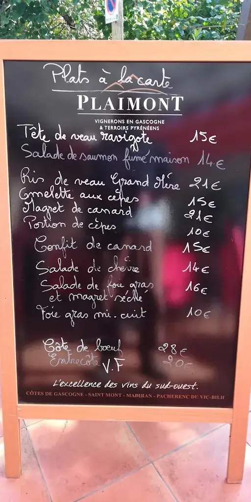 Menu_La Cantine de proust_Montauban_image_1