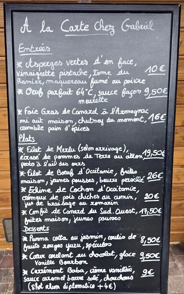 Menu_Chez Gabriel Resto_Lacourt-Saint-Pierre_image_1