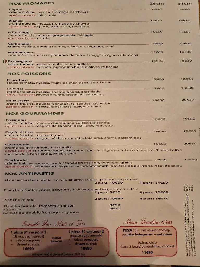 Menu_BELLA STORIA PIZZERIA MONTAUBAN_Montauban_image_1