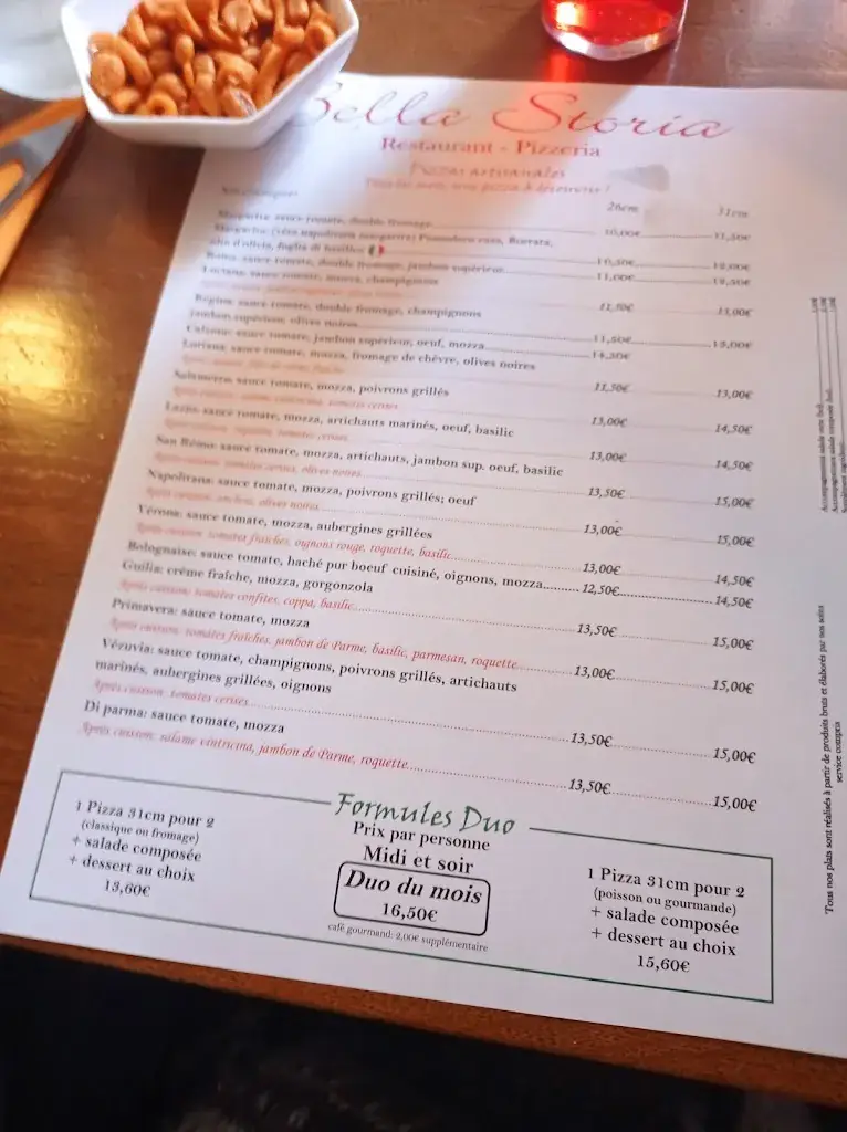 Menu_BELLA STORIA PIZZERIA MONTAUBAN_Montauban_image_4