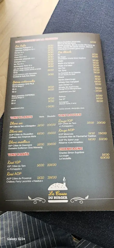 Menu_La Cassine du Burger_Bruguières_image_3