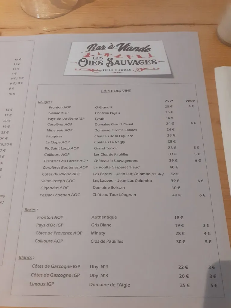 Menu_Bar à Viandes - Les Oies Sauvages_Bruguières_image_3