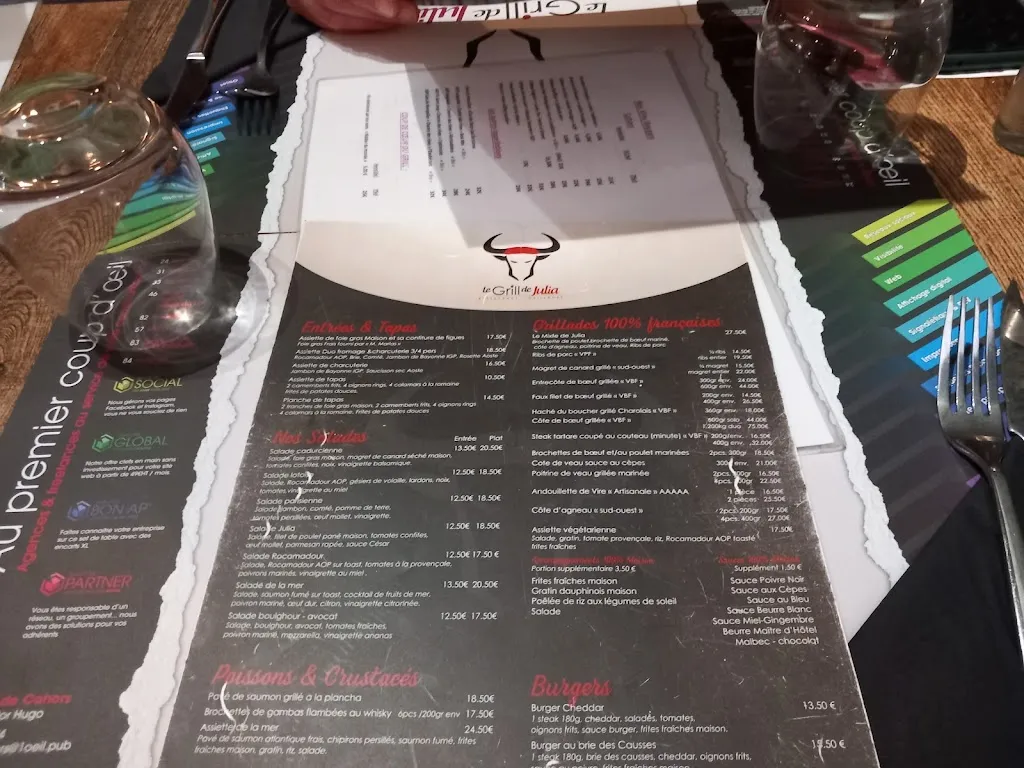 Menu_Le Grill de Julia_Cahors_image_1