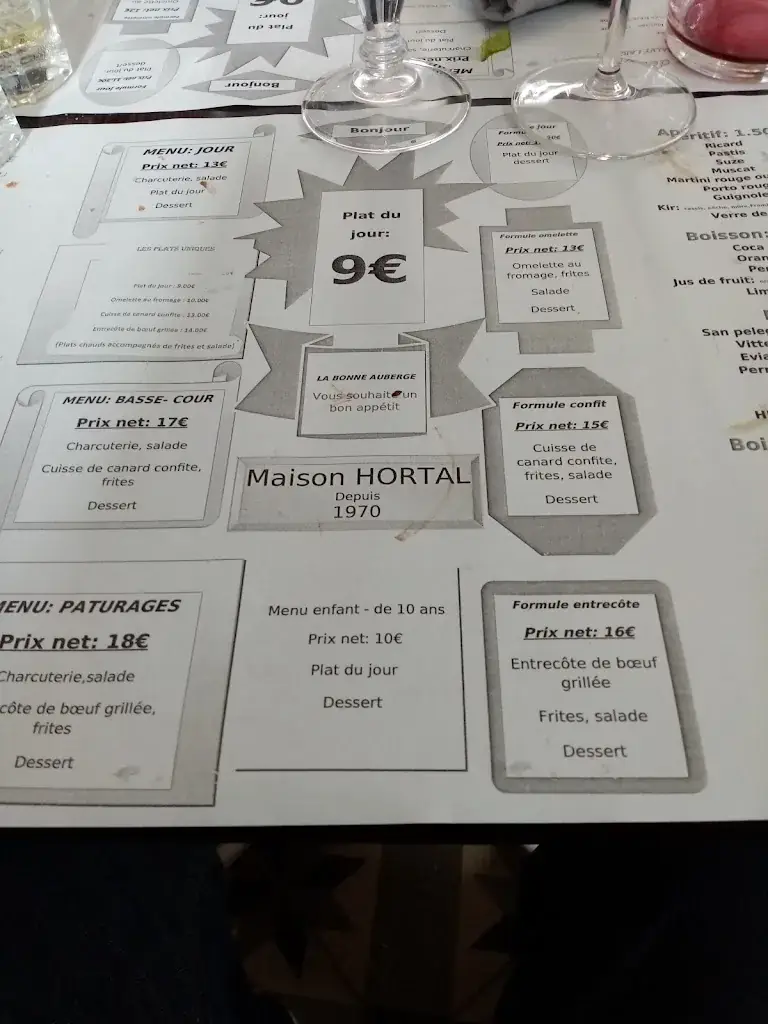 Menu_La Bonne Auberge_Cahuzac-sur-Vère_image_2