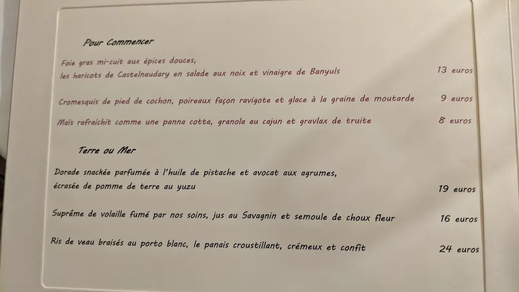 Menu_Les Mets d'Adelaide_Castres_image_1