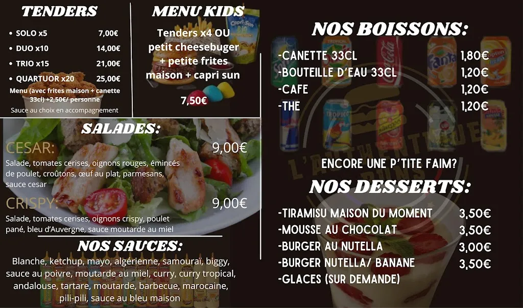 Menu_L’authentique Buns_Lezoux_image_3