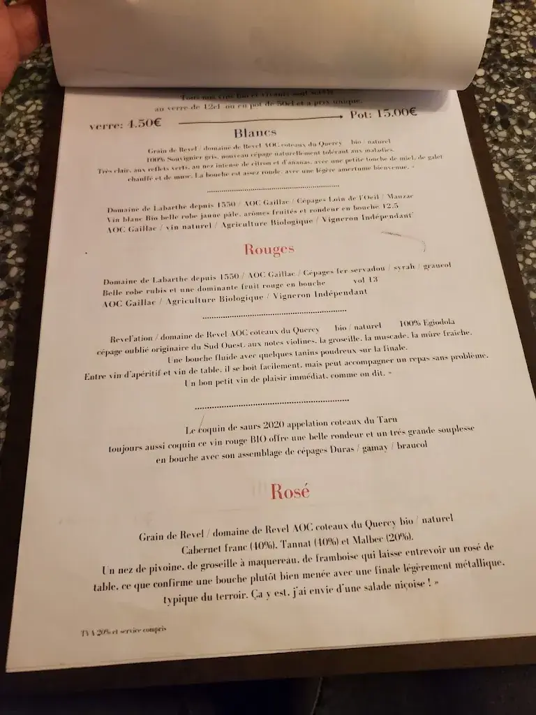 Menu_restaurant maison fripon castres_Castres_image_3