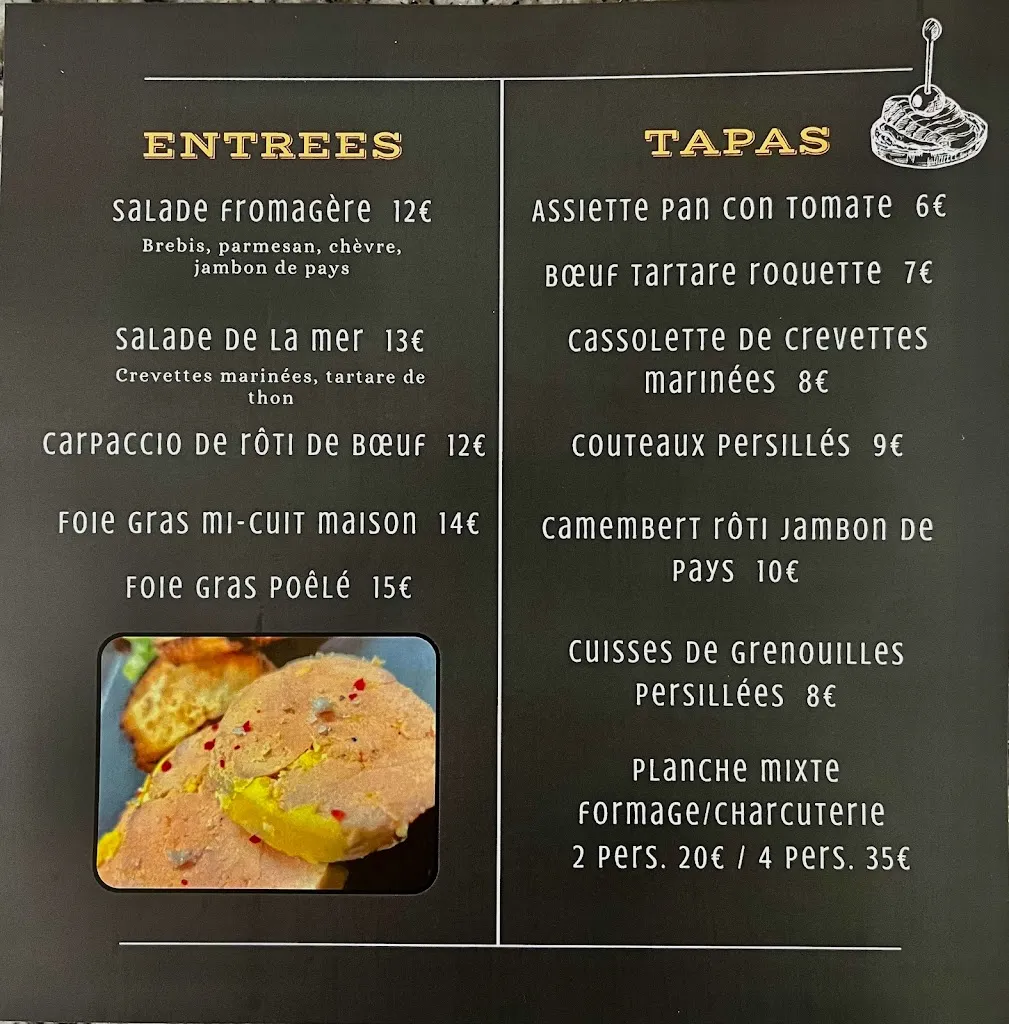 Menu_Restaurant L'Ilôt de l'Archipel_Castres_immagine_2