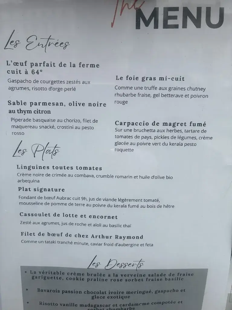 Menu_Ô Victoria_Castres_image_1