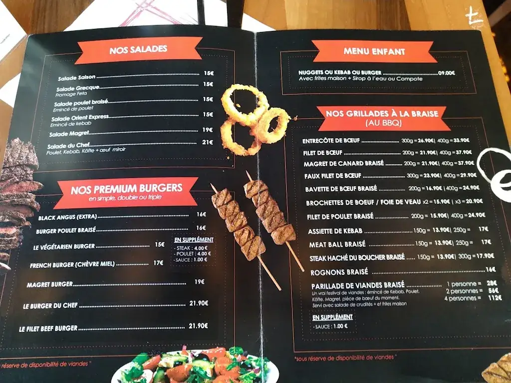 Menu_STEAK FACTORY Grill House_Castres_image_1