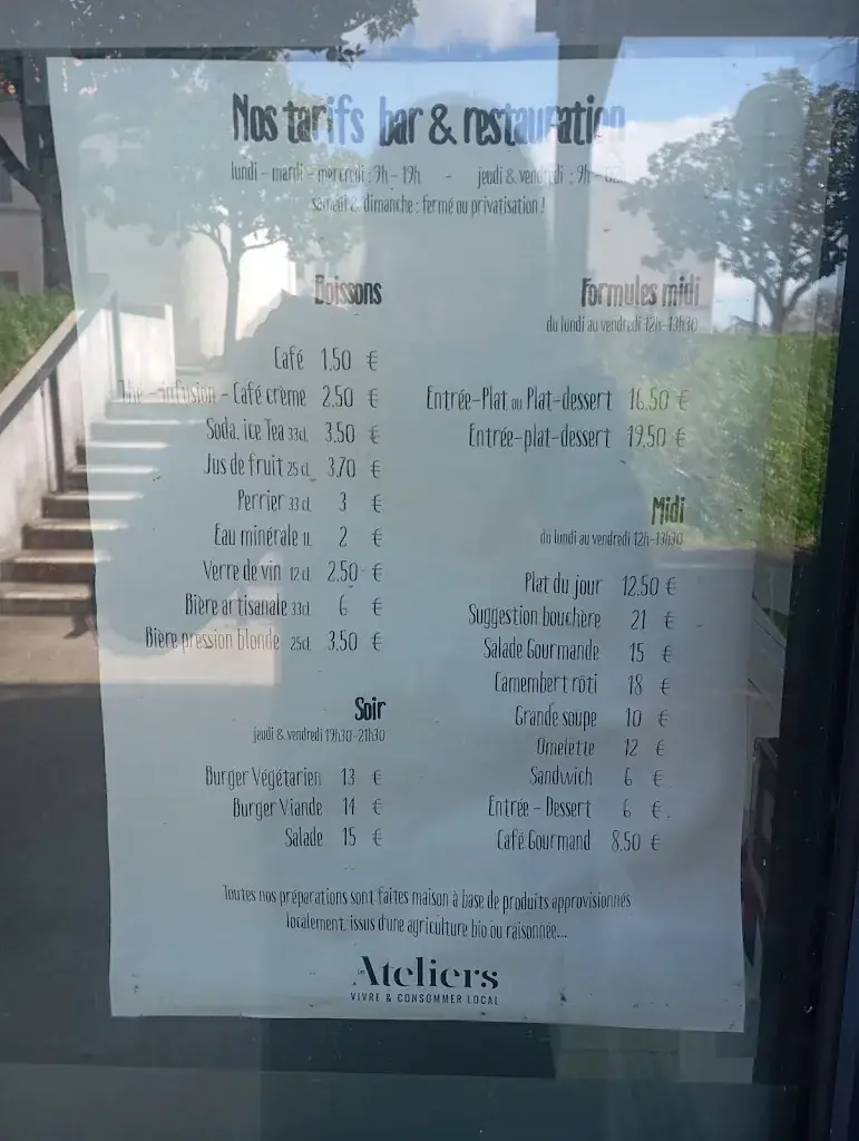 Menu_La Table des Ateliers_Castres_image_1