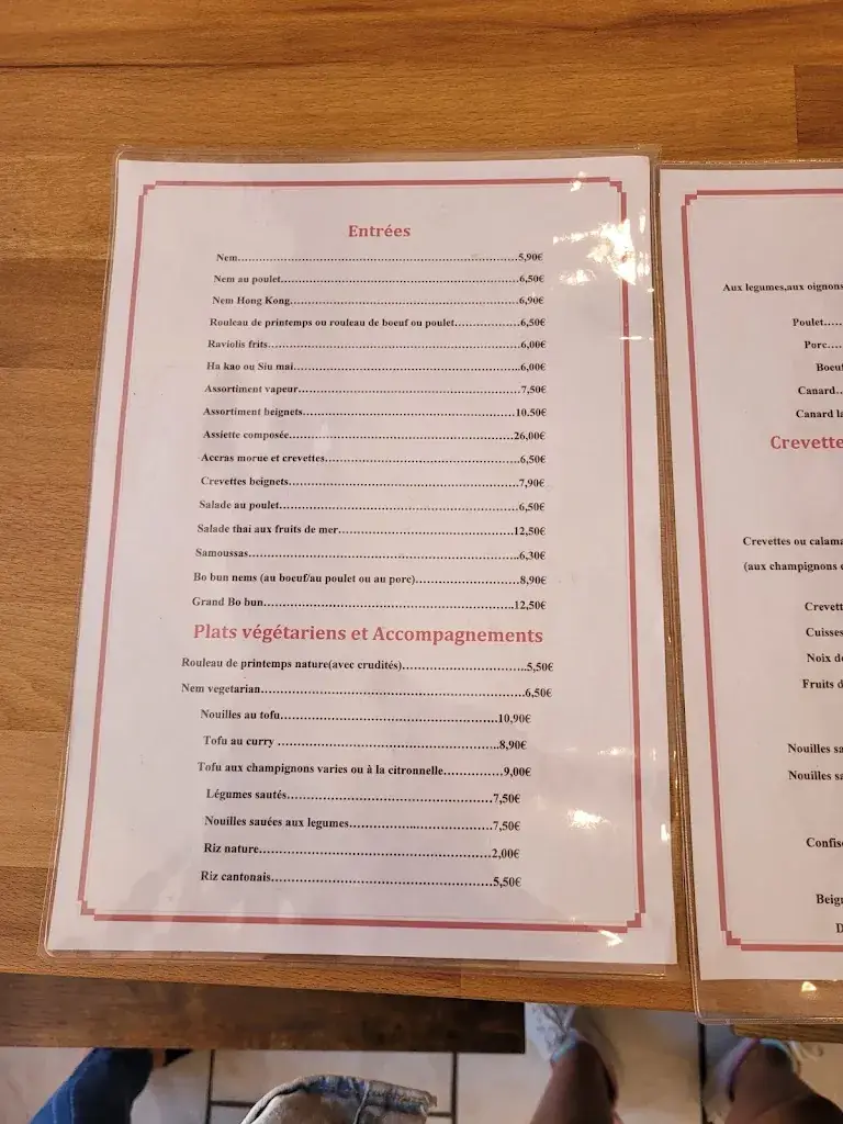 Menu_Délices d'Asie_Castres_image_1