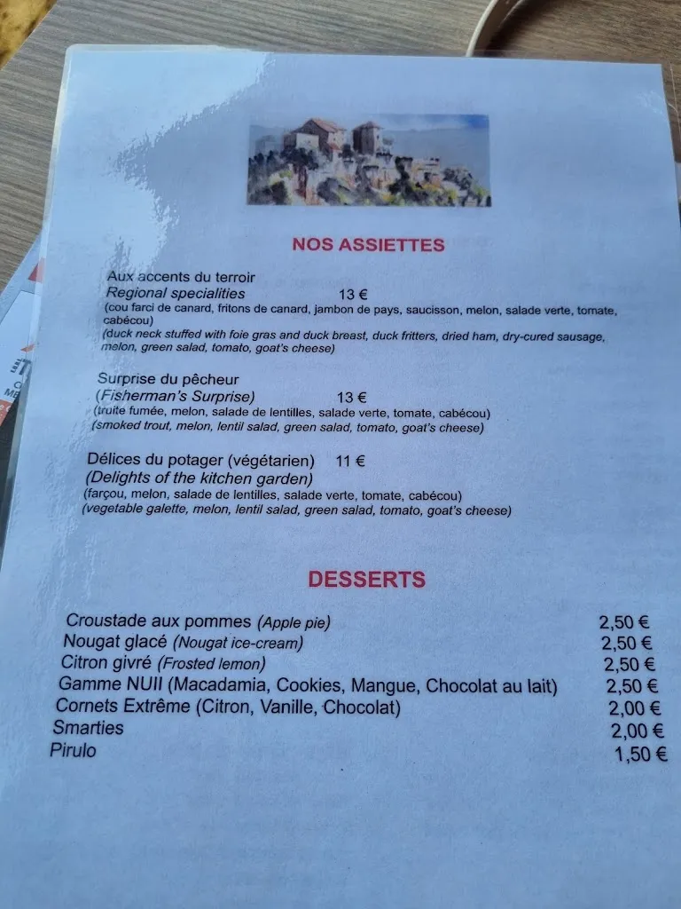 Menu_Bistrot Belles Vues_Calvignac_image_1