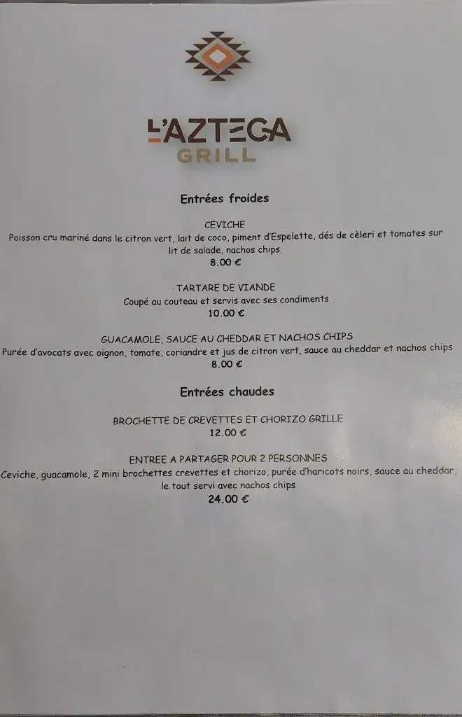 Menu_L’azteca Grill_Calvisson_image_1