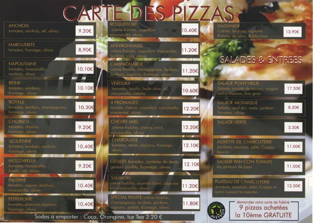 Menu_restaurant du pont vieux_Camarès_immagine_2