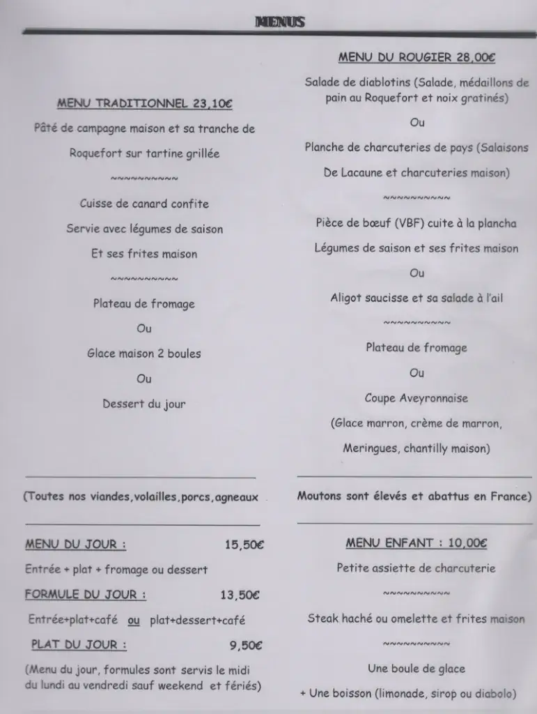 Menu_restaurant du pont vieux_Camarès_immagine_3