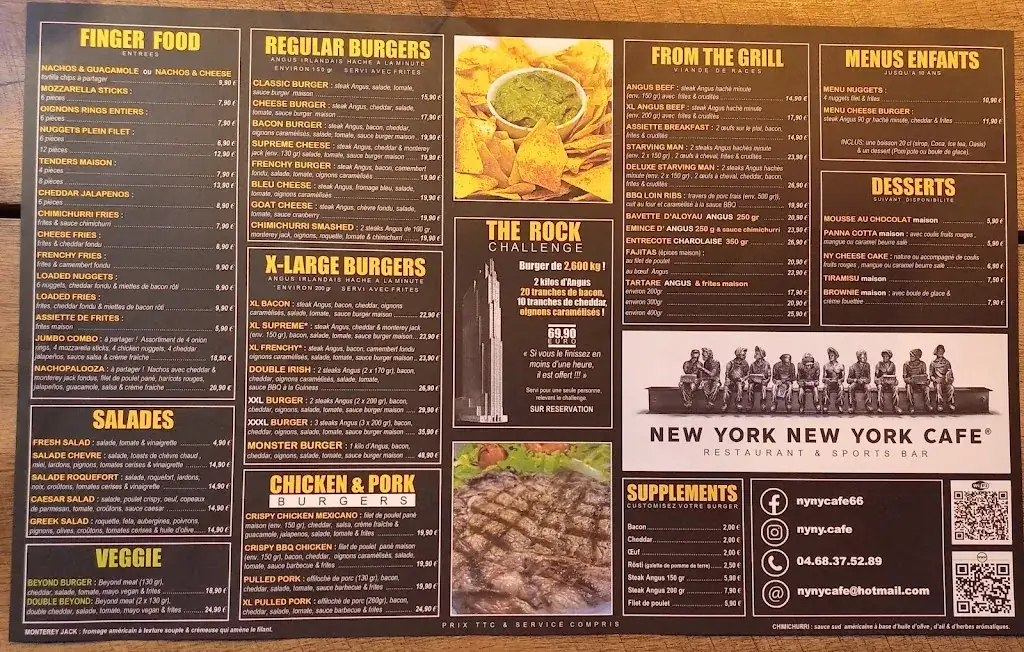 Menu_New York New York Café_Cabestany_immagine_1