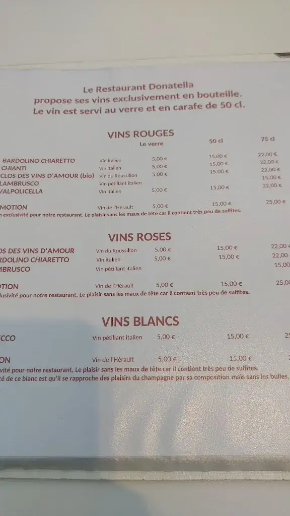 Menu_Restaurant Donatella_Cabestany_immagine_1