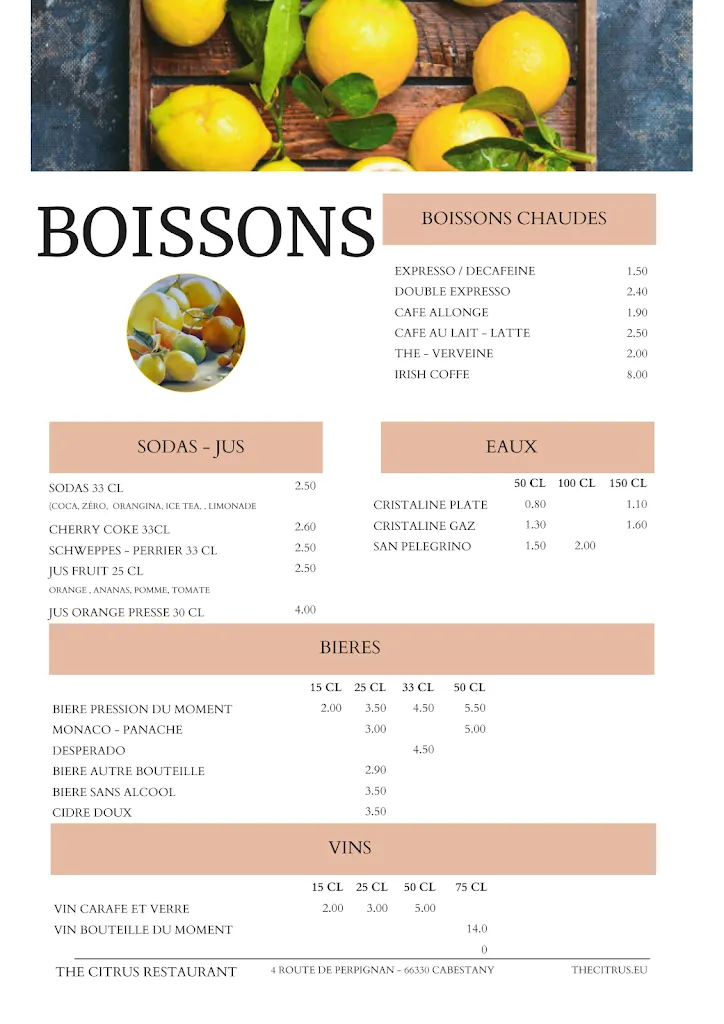 Menu_The Citrus Restaurant_Cabestany_image_2