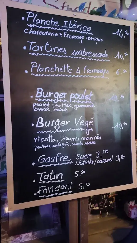 Menu_La Strada Vintage café_Cabestany_image_1