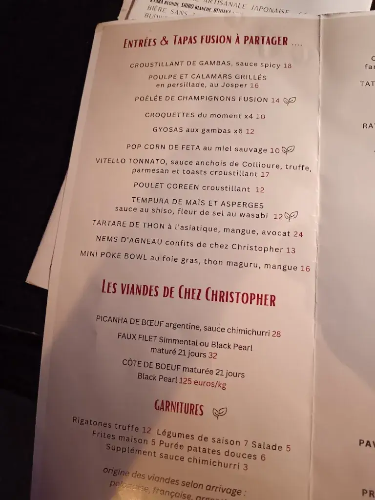 Menu_Chez Christopher_Saleilles_image_3