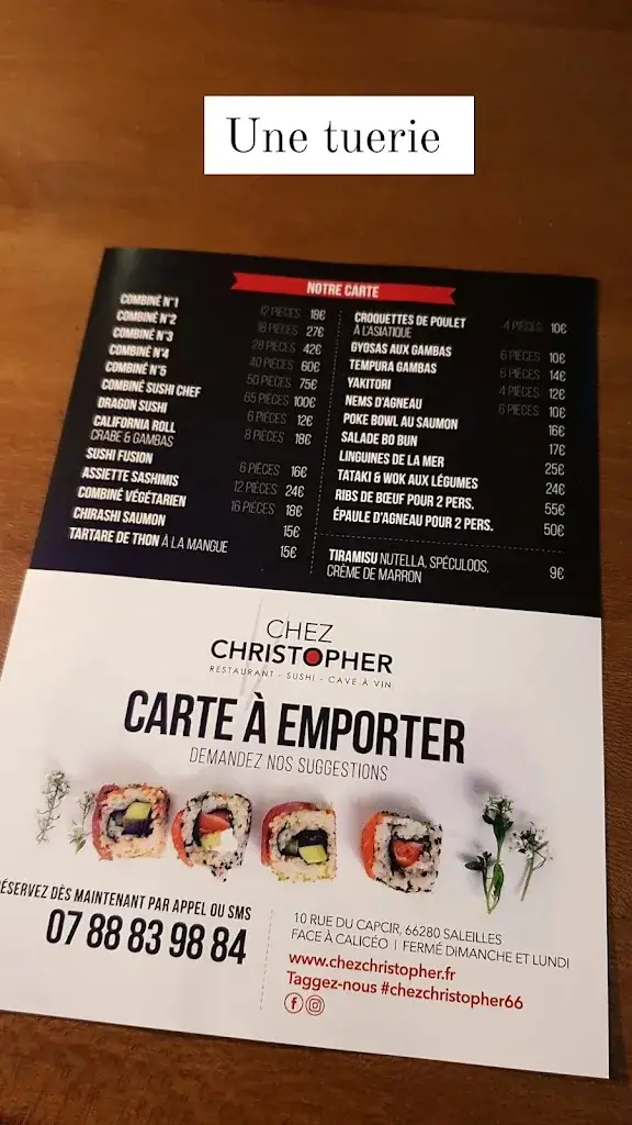 Menu_Chez Christopher_Saleilles_image_4