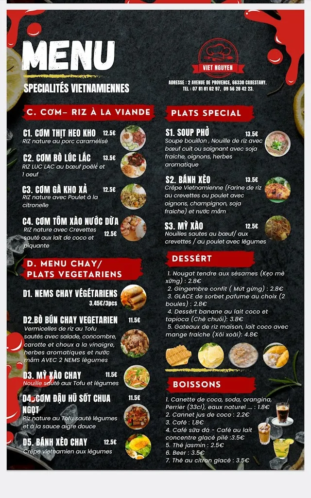 Menu_VIET NGUYEN - PLAT CUISINÉS VIETNAMIEN_Cabestany_image_3