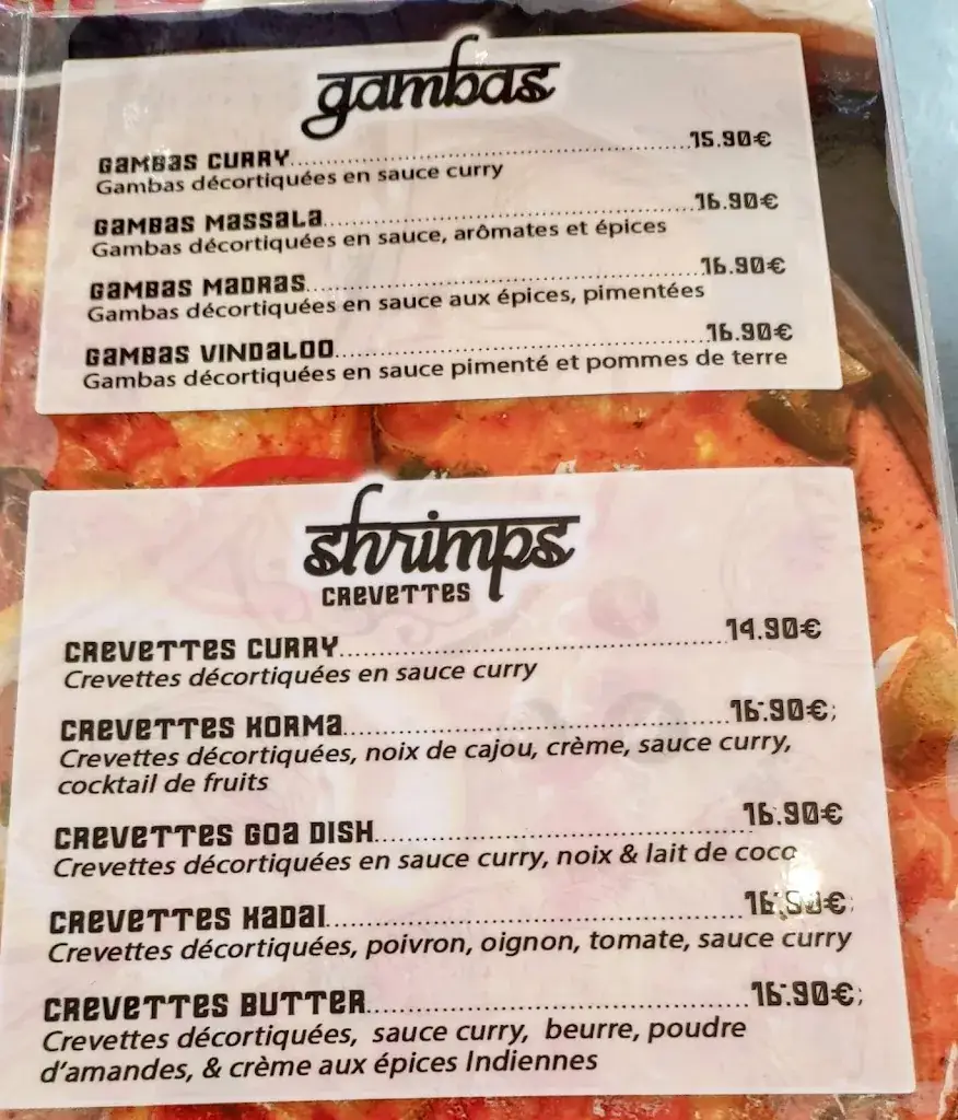 Menu_Namaste Restaurant Indien_Cabestany_image_1