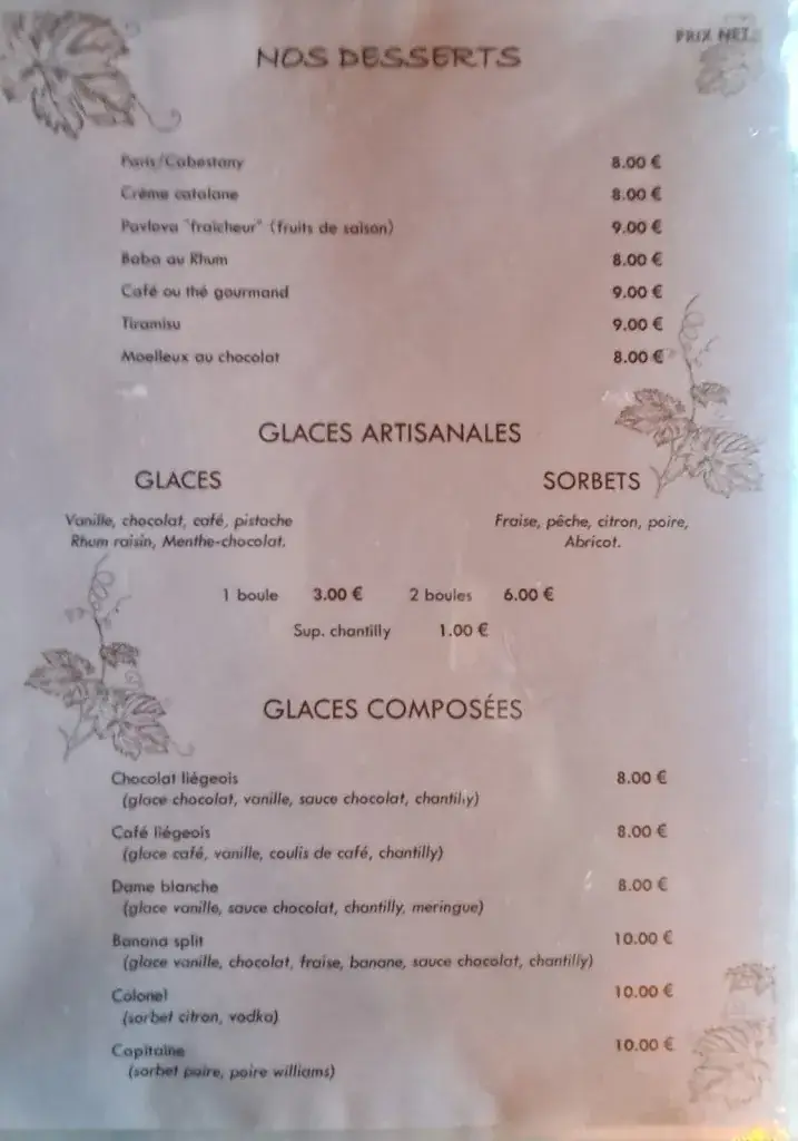 Menu_Le Capuccino_Perpignan_image_3