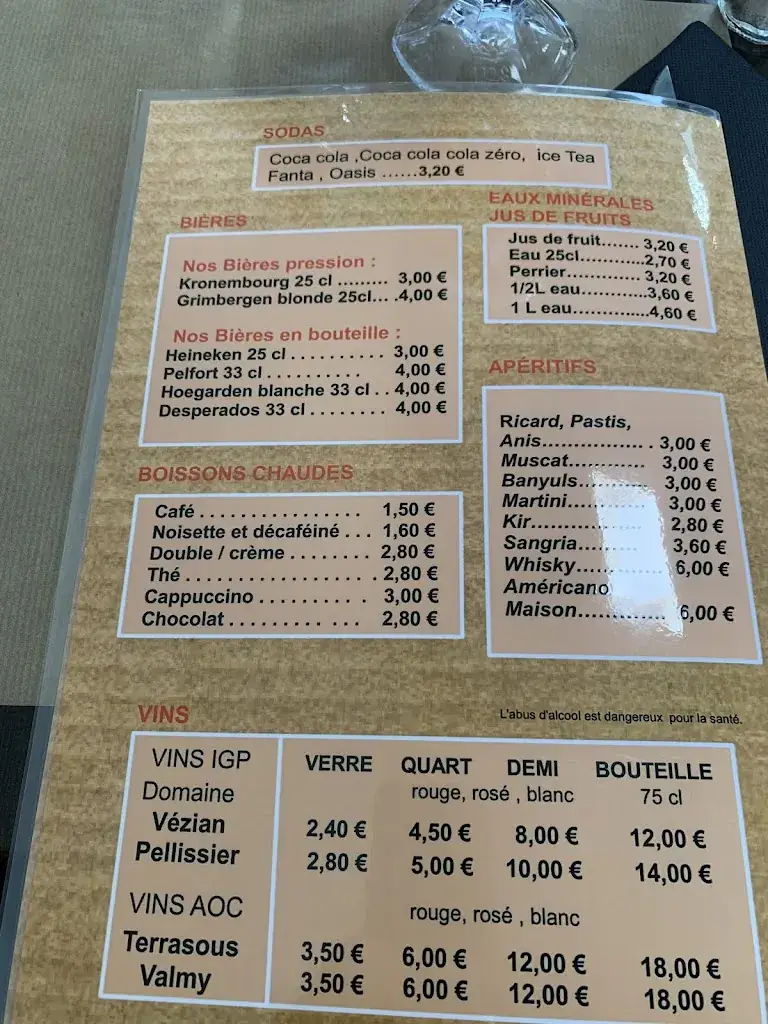 Menu_Restaurant Le Mas_Canohès_image_2