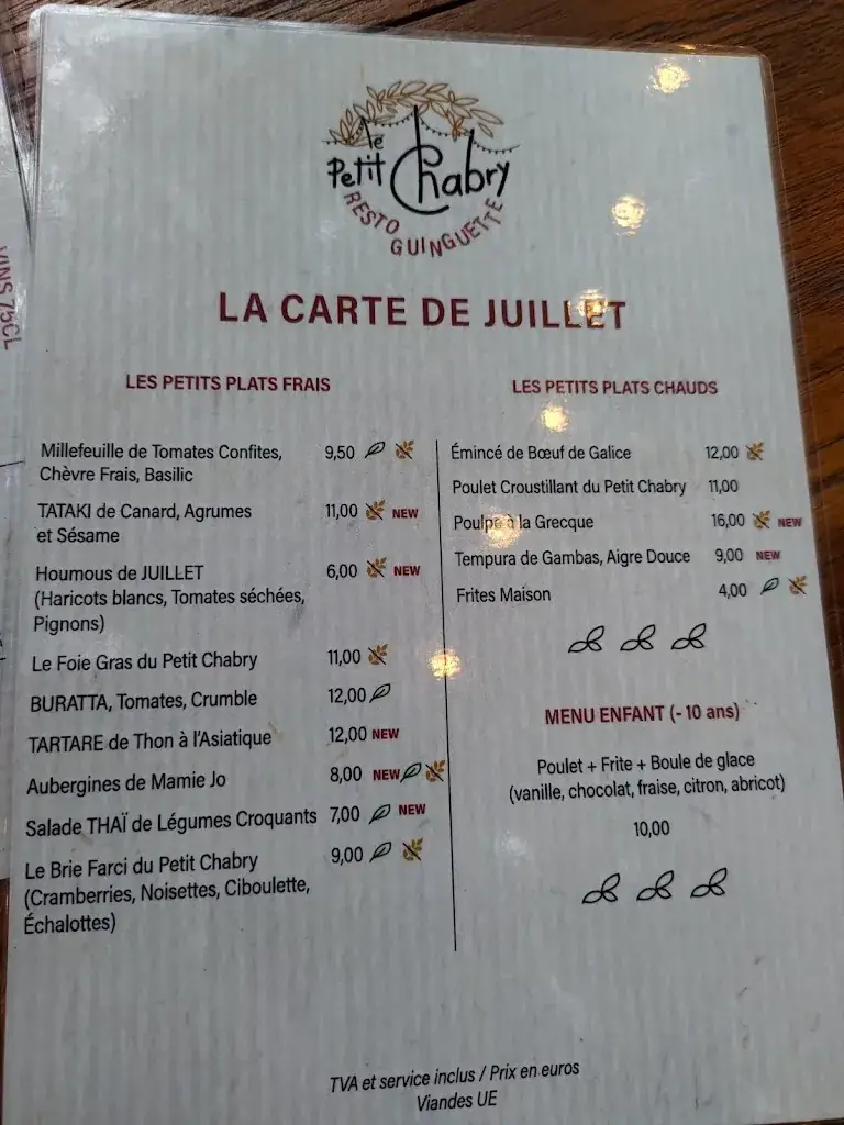 Menu_Le Petit Chabry - Restaurant Tapas_Perpignan_image_3