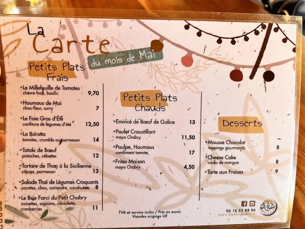 Menu_Le Petit Chabry - Restaurant Tapas_Perpignan_image_4