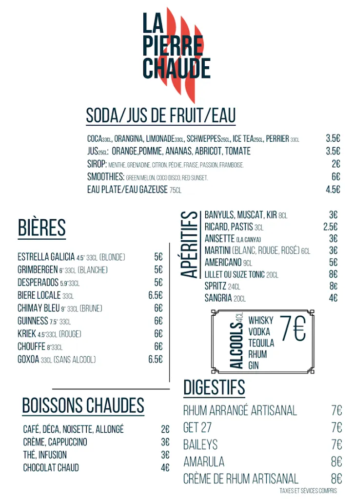 Menu_La pierre chaude_Canet-en-Roussillon_immagine_3