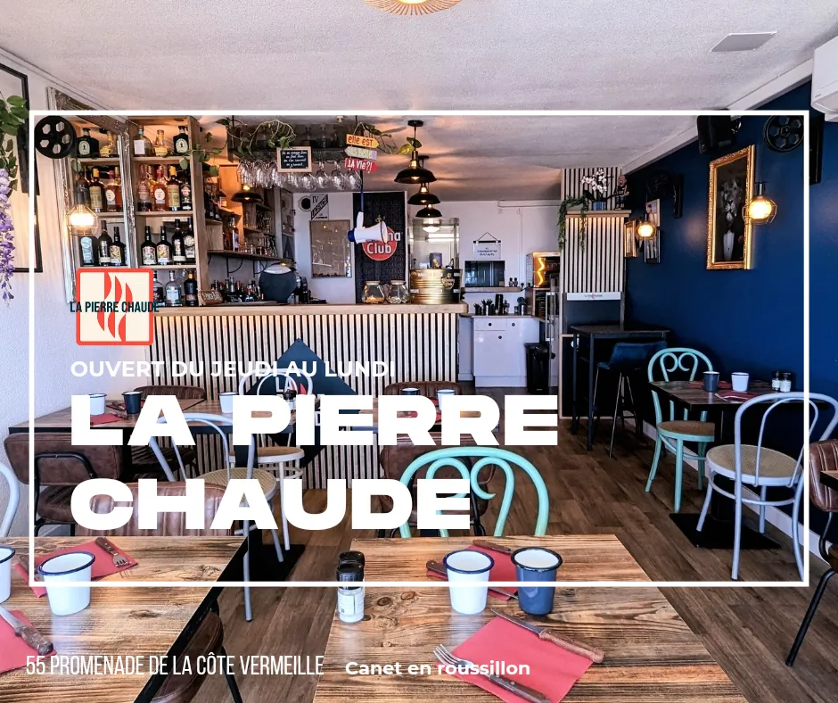 La pierre chaude restaurant in Canet-en-Roussillon