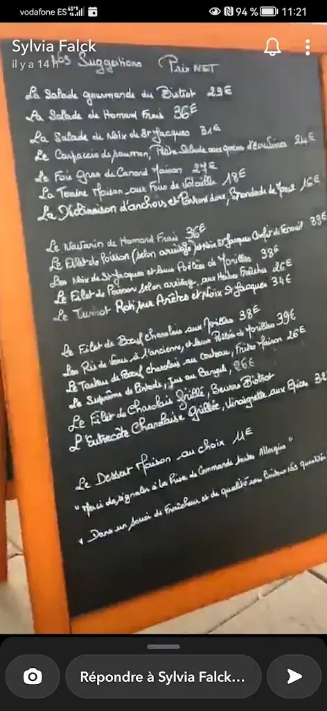 Menu_Bistrot le Toit Bleu - Restaurant Toit Terrasse Canet en Roussillon_Canet-en-Roussillon_image_3