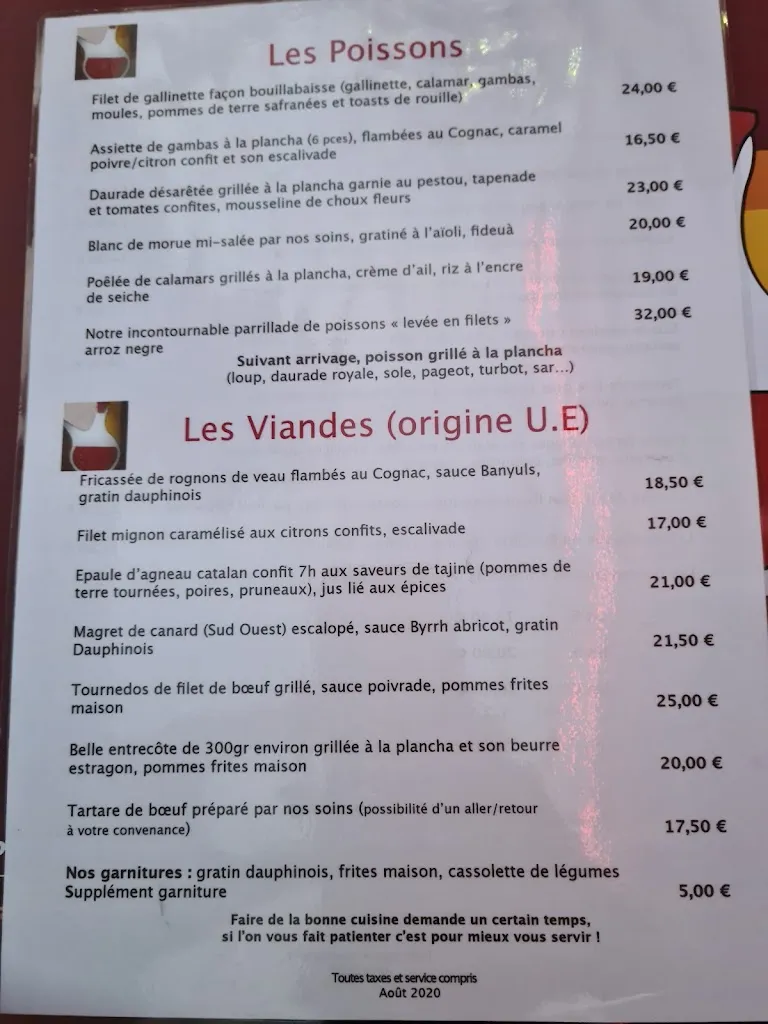 Menu_Le Bouchon Catalan_Canet-en-Roussillon_image_2
