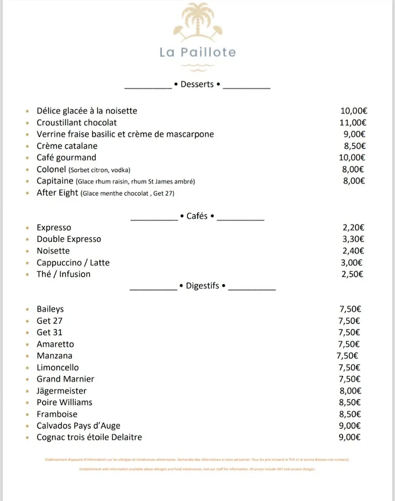 Menu_La Paillote_Canet-en-Roussillon_image_2